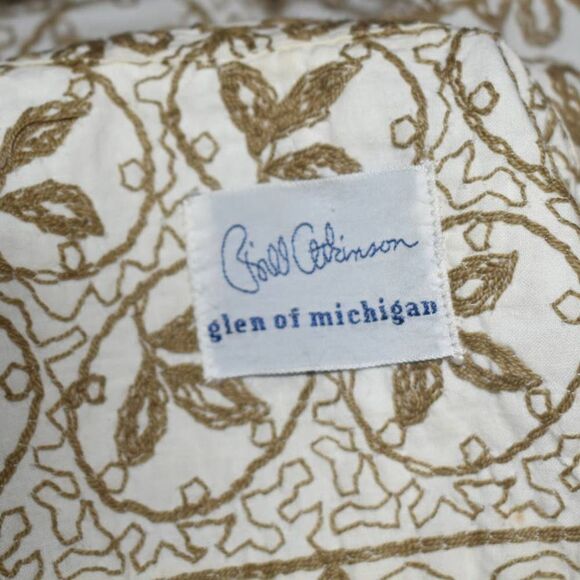 Vintage Bill Atkinson Glen of Michigan Embroidered Button Up Shirt- XS - Picture 8 of 8